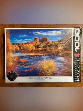 Red Rock Crossing 1000-Piece Puzzle - Multicolor
